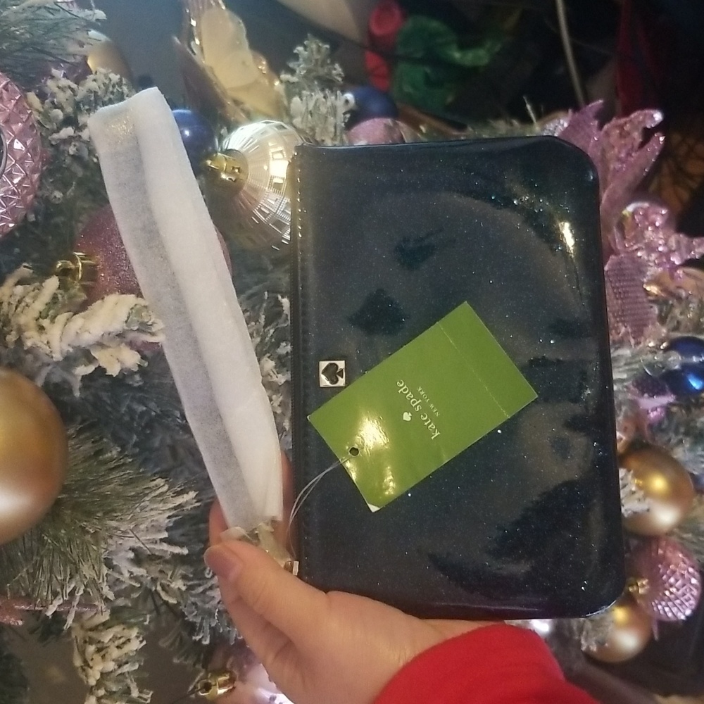 Katespade small glitter wristlet